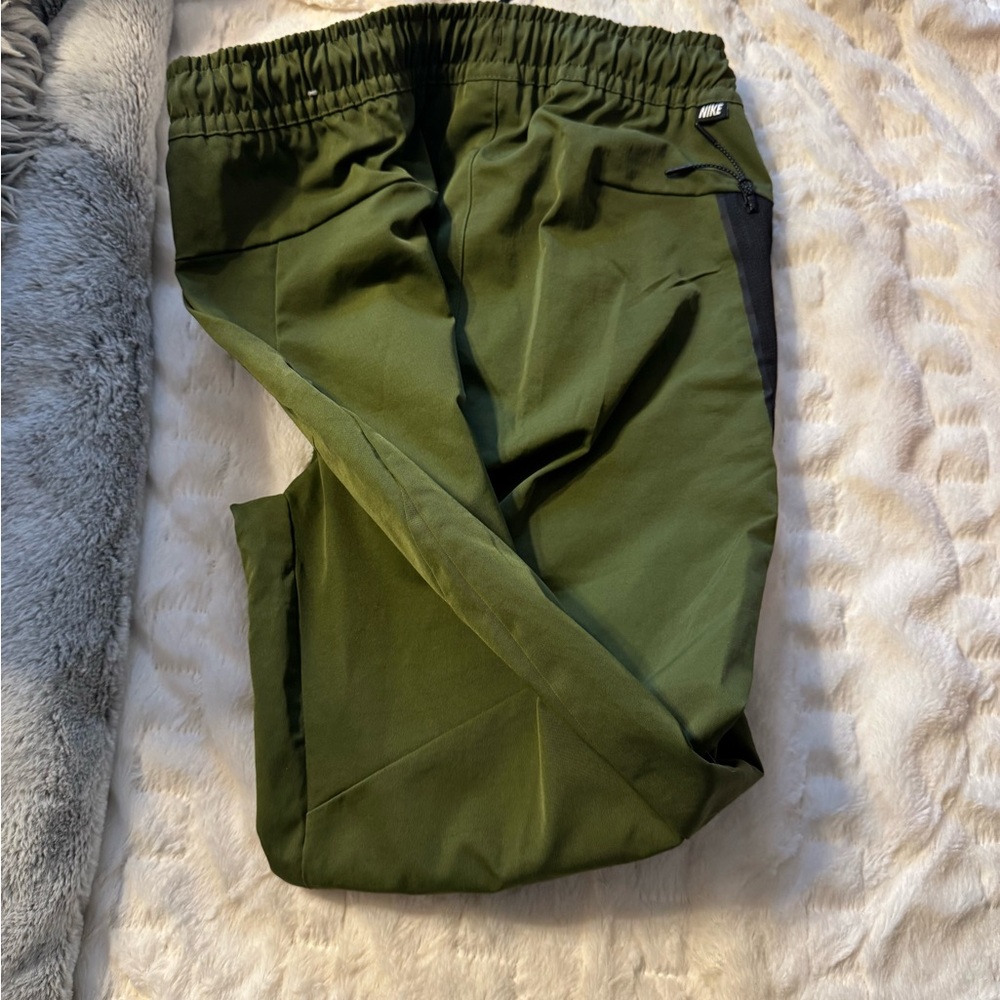 Nike Olive Green Joggers - Picture 2 of 3